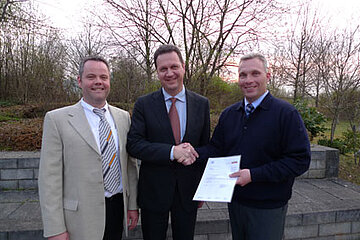 Kirko Ehrt, Tino Biegger und Holger Knoche