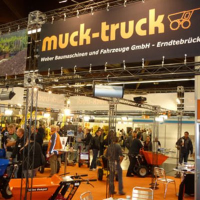 Muck-Truck Messestand