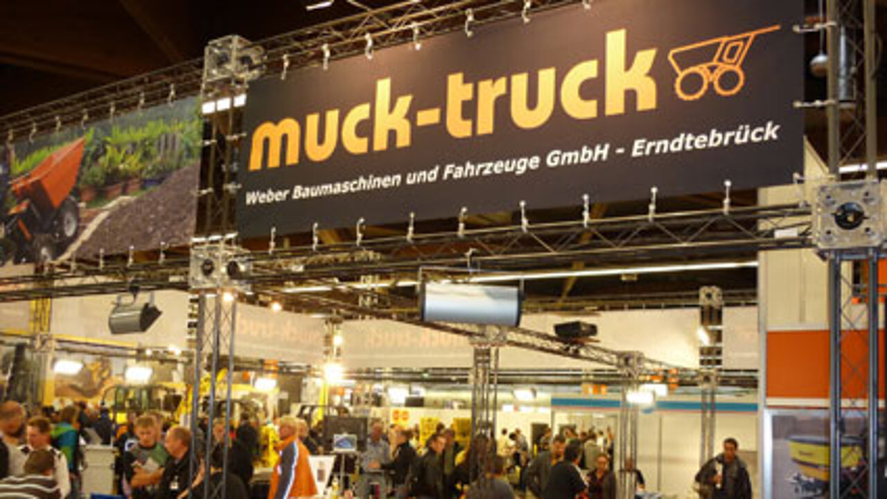 Muck-Truck Messestand
