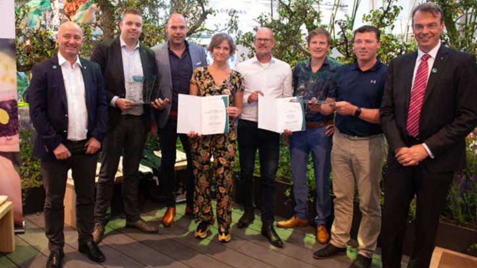 Überreichung des Awards