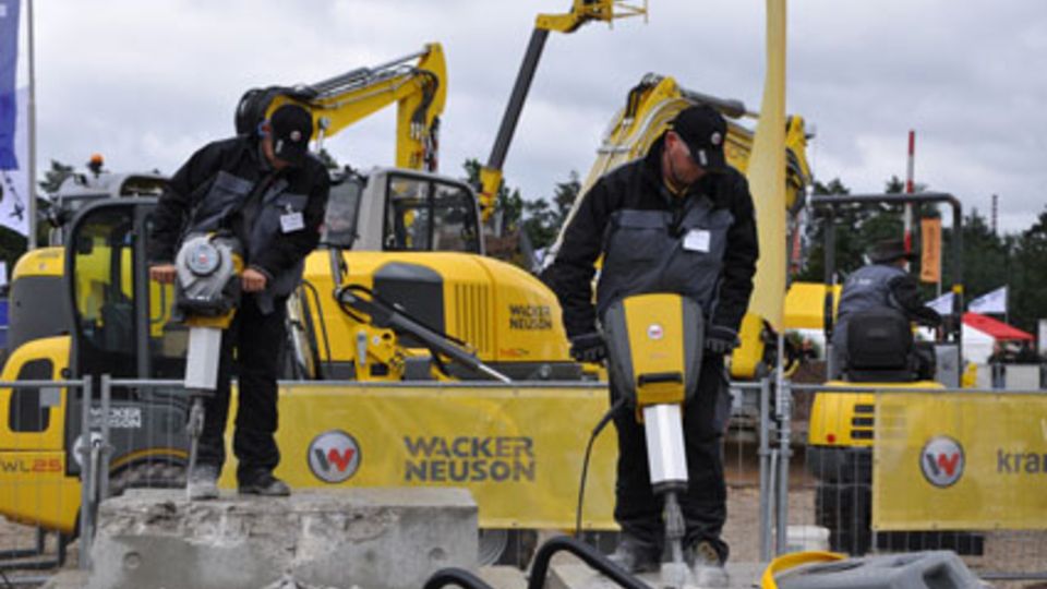Wacker Neuson Messestand