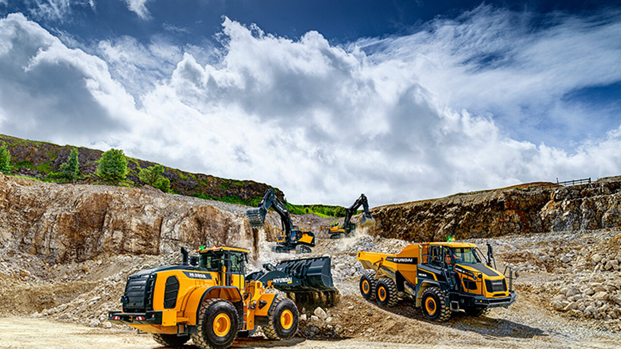 Hyundai Baumaschinen - neues Testgelände