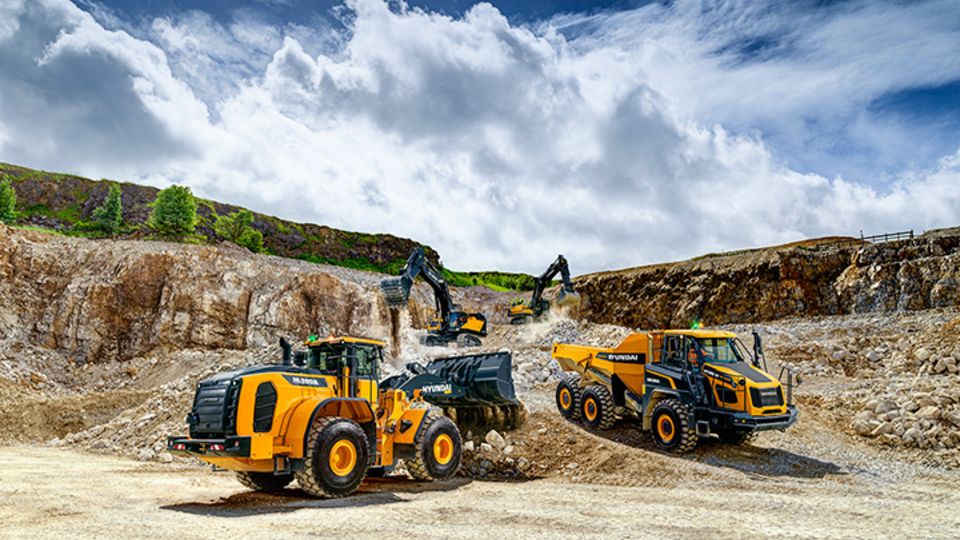 Hyundai Baumaschinen - neues Testgelände
