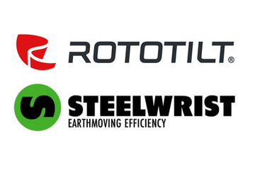 Rototilt und Steelwrist Logo