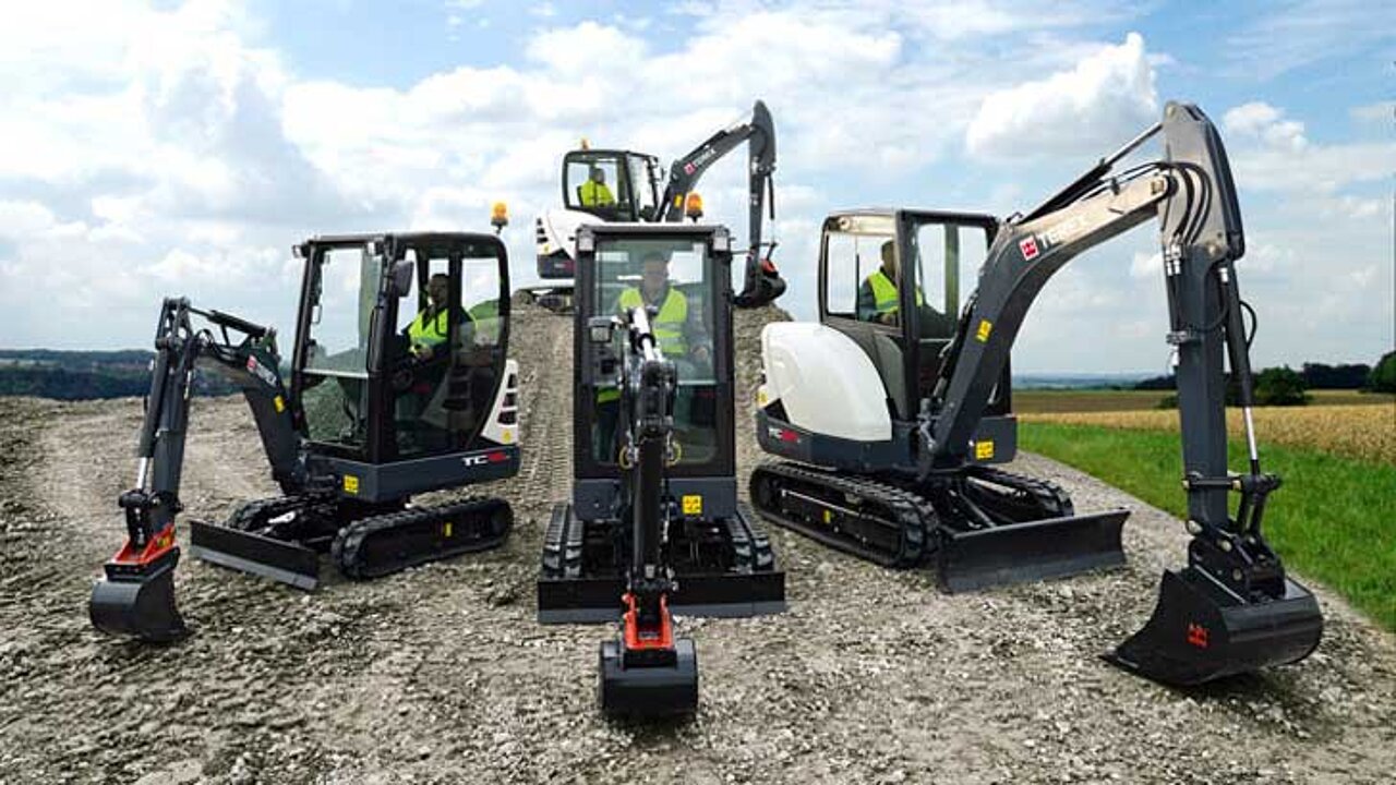 Terex-Minibagger