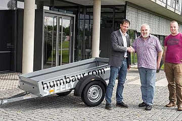 Übergabe bauma Gewinn
