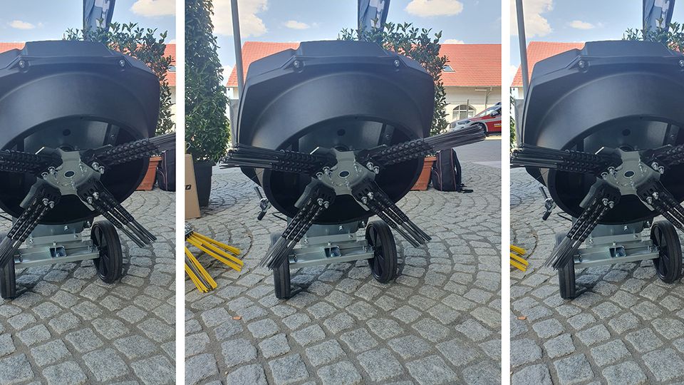 Kwern Wildkrautbeseitigung mit Allpro Akku