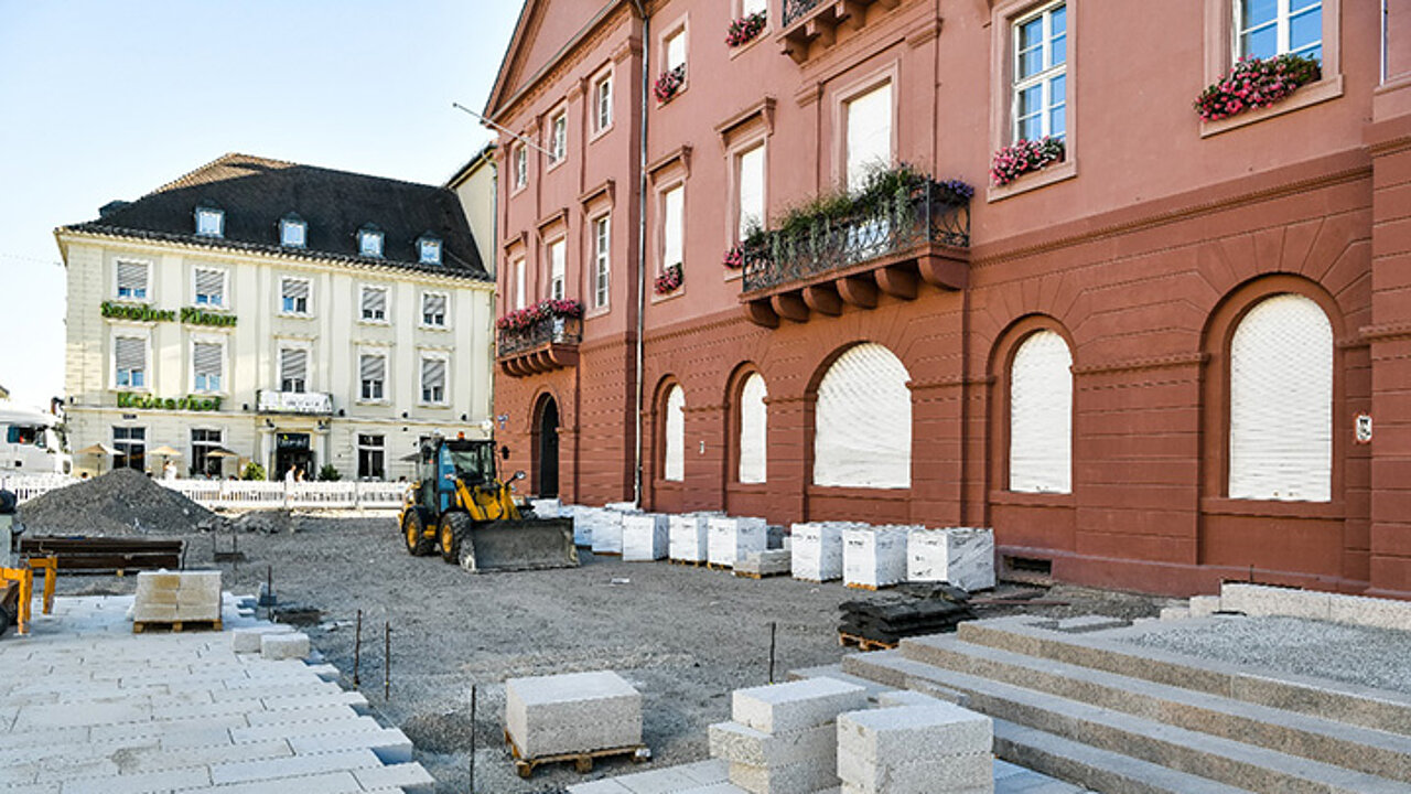 Marktplatz in Karlsruhe