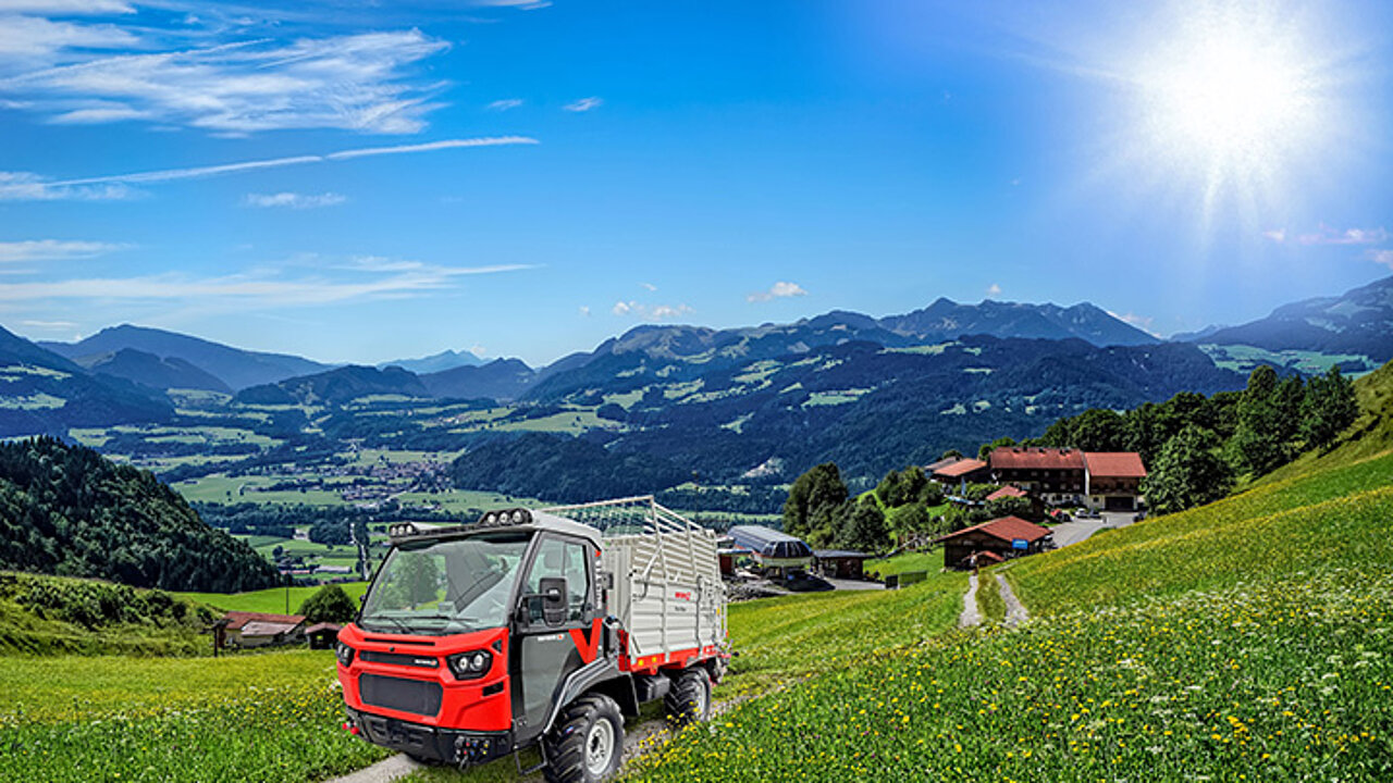 Muli T15 V auf Feldweg
