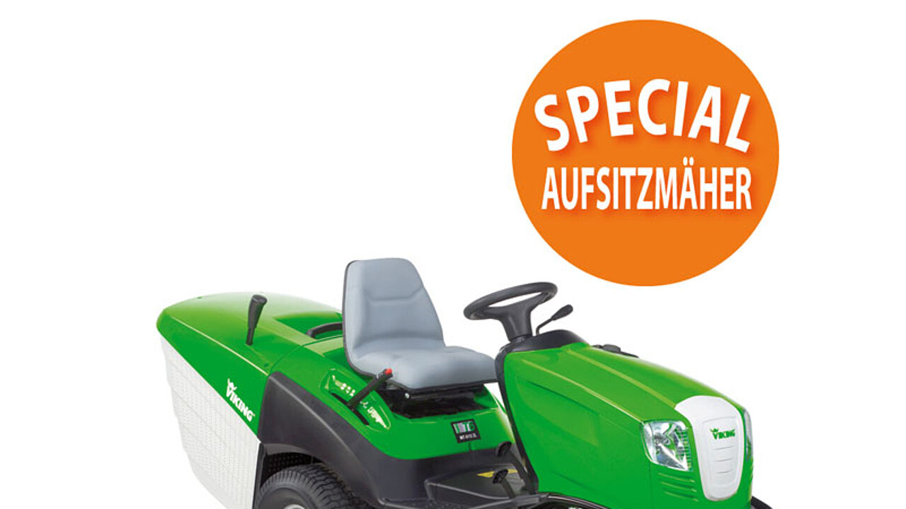 Aufsitzmäher