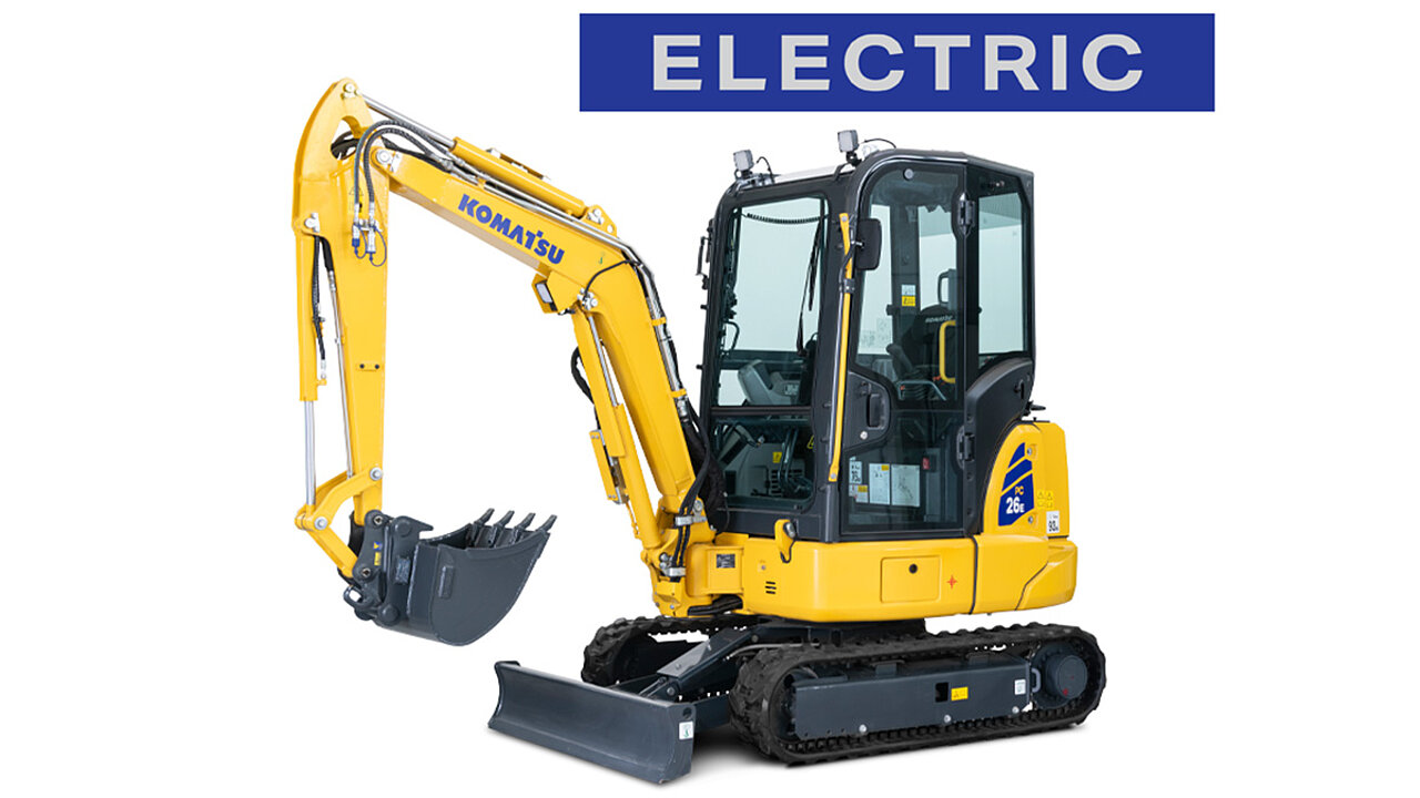 Komatsu Minibagger PC26E-6 Elektrisch
