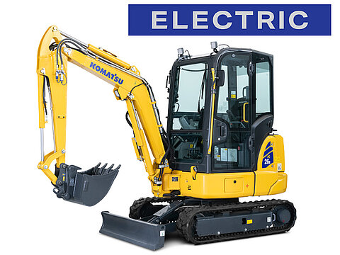 Komatsu Minibagger PC26E-6 Elektrisch