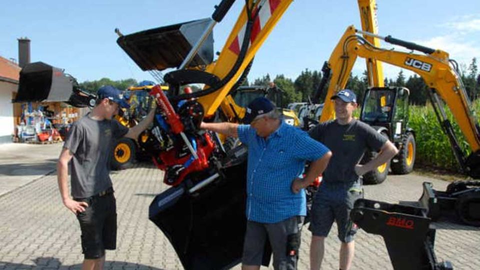 Hydradig mit Rototilt