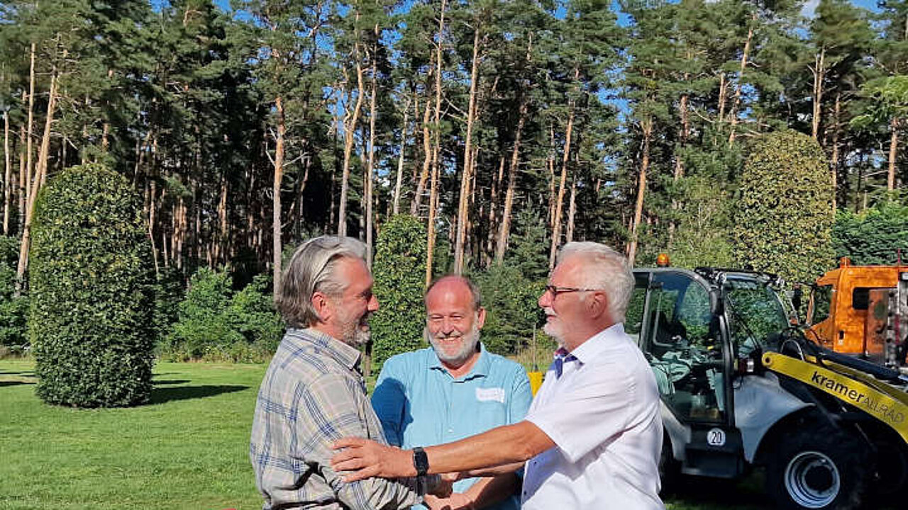 Hans Rhiem, Sönke Scheel und Christian Draeger
