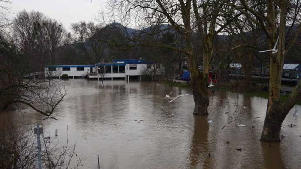 Hochwassersituation in Bad Honnef