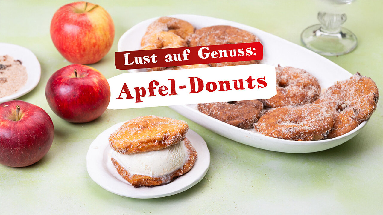 Apfel-Donuts Rezept