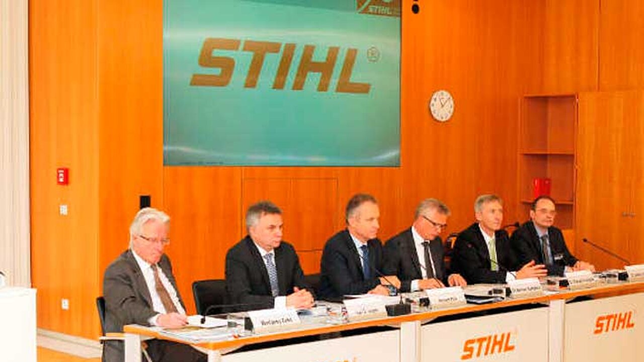 STIHL Bilanz-Pressekonferenz