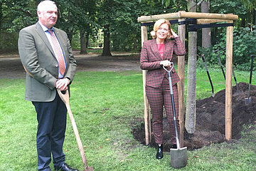 Julia Klöckner und Helmut Selders