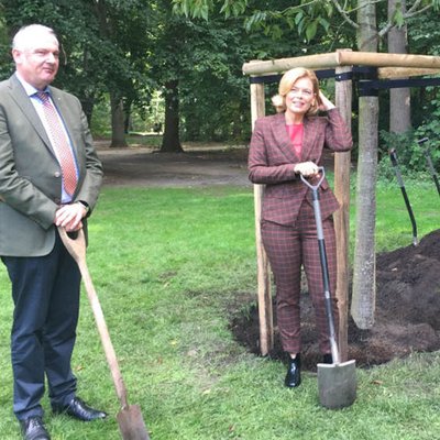 Julia Klöckner und Helmut Selders
