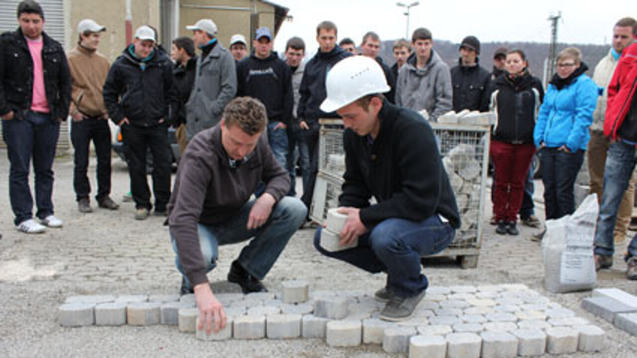Verlegedemonstration
