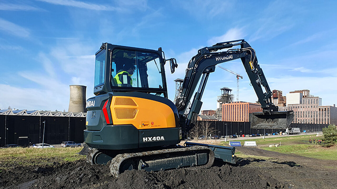 Hyundai Minibagger HX40A