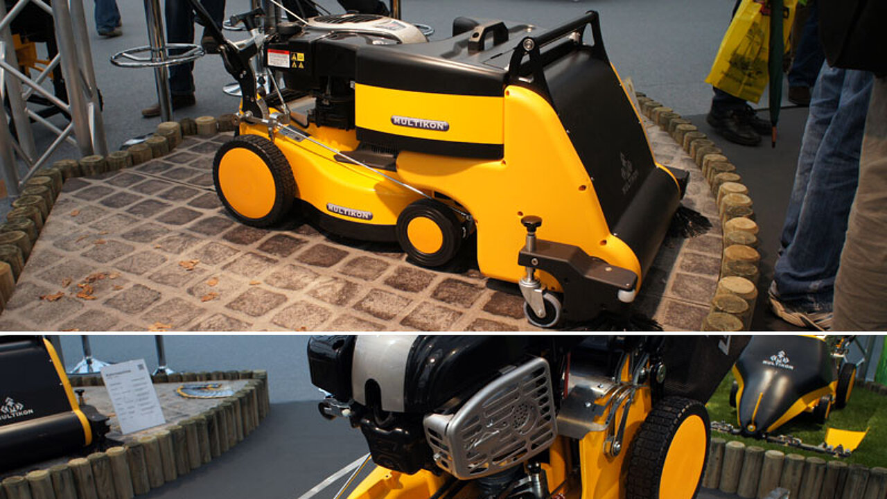 Multikon als Kehrmaschine