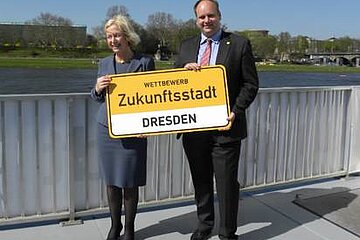 Johanna Wanka und Dirk Hilbert