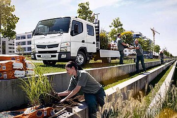 Fuso Canter für den GaLaBau