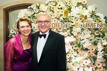 Frank-Walter Steinmeier und seine Frau