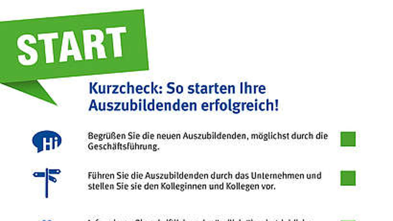 Azubi-Checkliste