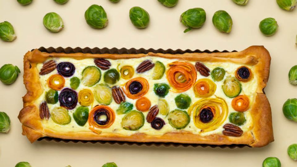 Gemüse-Rosen-Tarte