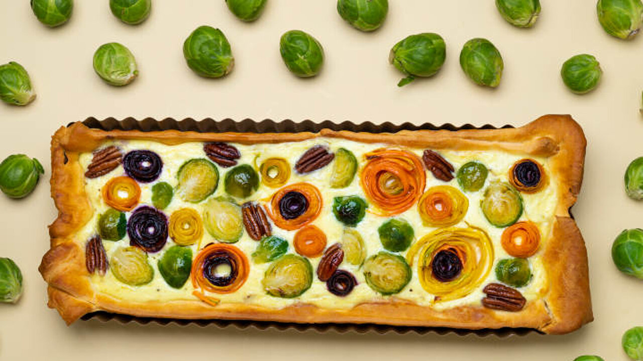 Gemüse-Rosen-Tarte