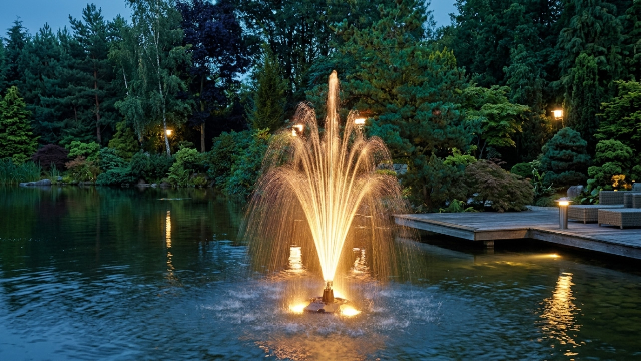Schwimmfontäne