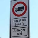 Diesel-Fahrverbot Schild