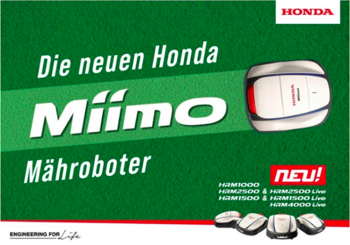 Smarte Mähroboter: Honda bringt 2. Generation des „Miimo“ auf den Markt	­