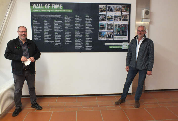 Wall of Fame präsentiert deutsche Vizemeister der Landschaftsgärtner Michael Thür und Dominik Zankl