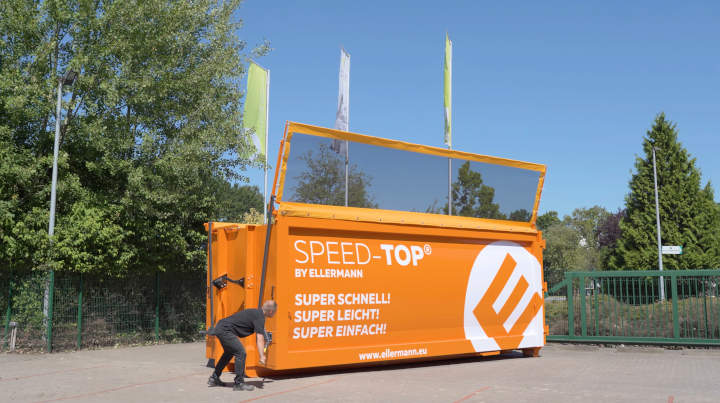 Speed-Top – revolutionäre Containerabdeckung von Ellermann Ganderkesee