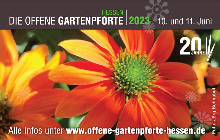 Offene Gartenpforte Hessen 2023: Private Gartenoasen öffnen am 10. und 11. Juni wieder ihre Tore