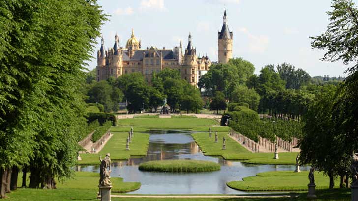 Blick auf den Schlossgarten